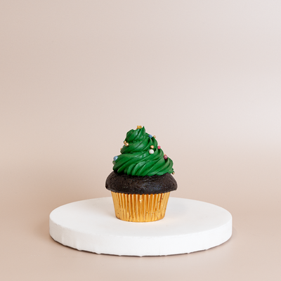 Christmas Tree Cupcake