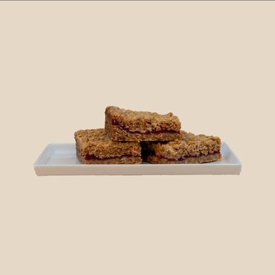 Raspberry Oat Bar